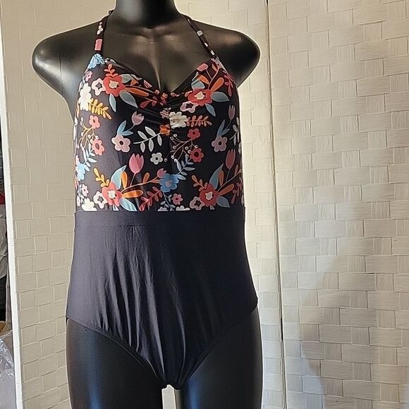 BRAND NEW MODCLOTH  ONE-PIECE TWO TONE WOMEN"S SWIMSUITS - Picture 12 of 16